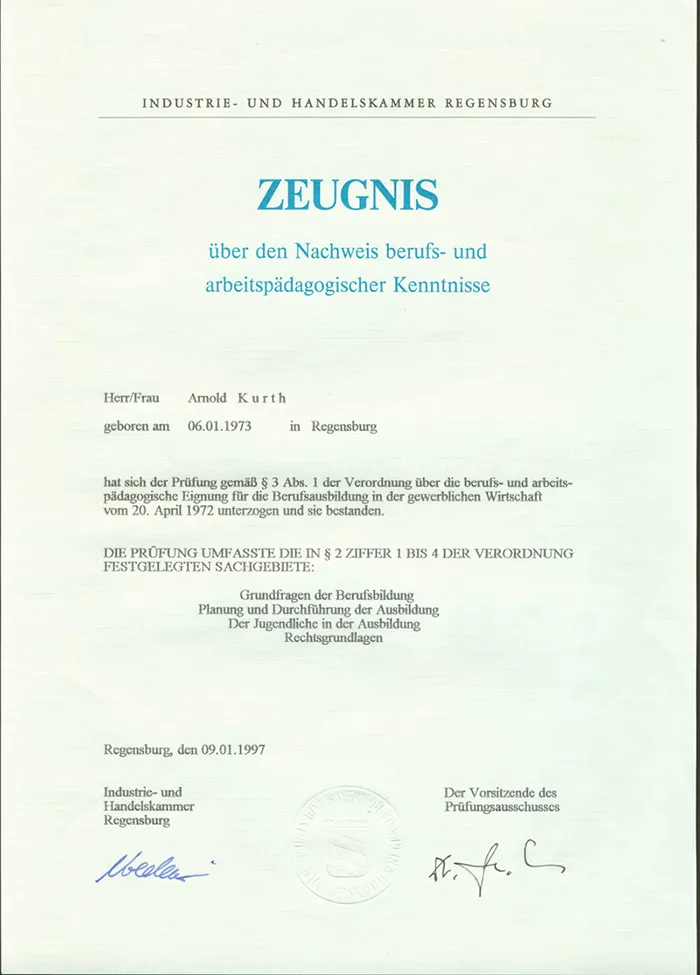 Scan des Dokuments: Arbeitspädagogik